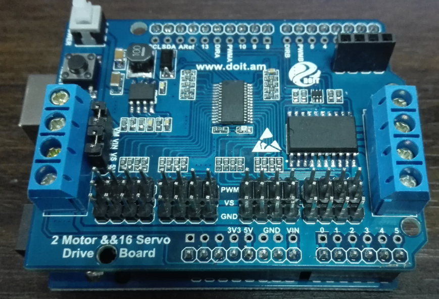 Figure 3 After inserted into the Arduino UNO R3